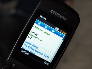 Illustration for article titled Samsung SLM A747, First With Napster Service, Reviewed